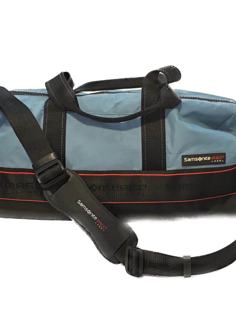 Samsonite RED x Doosan Bears KBO Duffle Bag Slate Blue Black Gym Travel